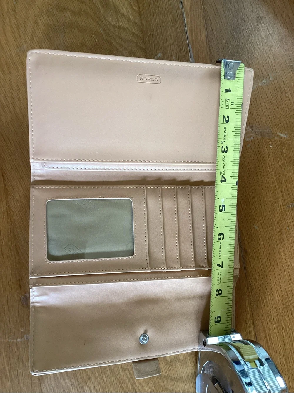 Coach Signature Canvas wallet. Like new.